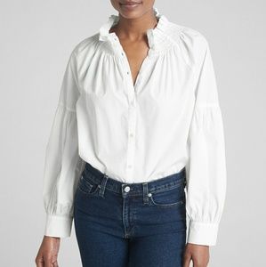 Gap shirt blouse White